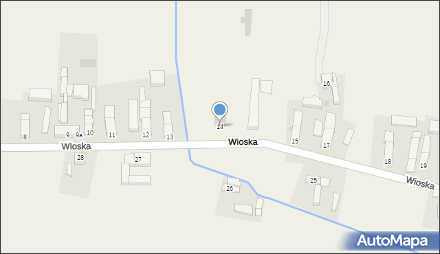 Wioska, Wioska, 14, mapa Wioska