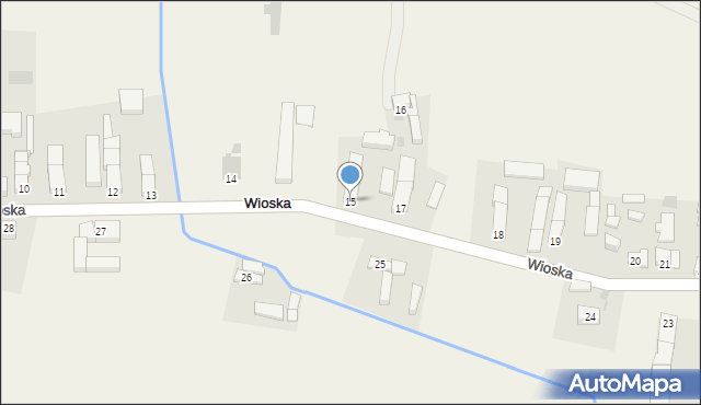 Wioska, Wioska, 15, mapa Wioska