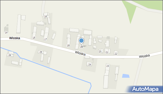 Wioska, Wioska, 19, mapa Wioska