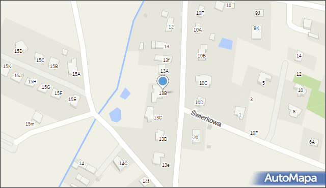 Wioska, Wioska, 13B, mapa Wioska