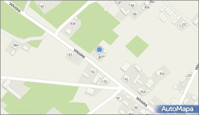 Wioska, Wioska, 90, mapa Wioska