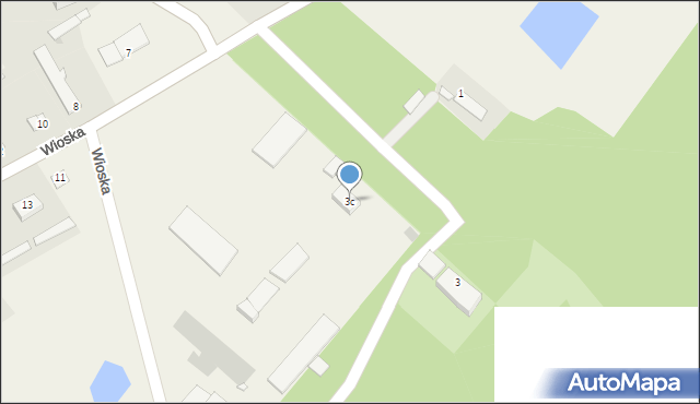 Wioska, Wioska, 3c, mapa Wioska