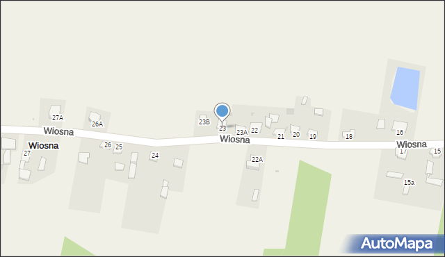 Wiosna, Wiosna, 23, mapa Wiosna