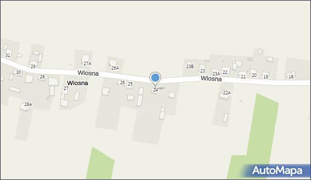 Wiosna, Wiosna, 24, mapa Wiosna