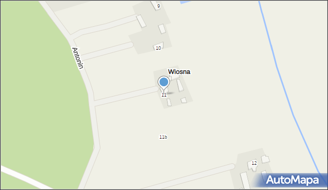 Wiosna, Wiosna, 11, mapa Wiosna