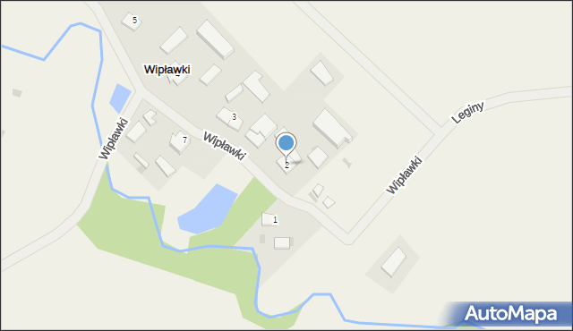 Wipławki, Wipławki, 2, mapa Wipławki