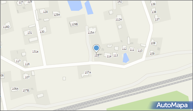 Wipsowo, Wipsowo, 115, mapa Wipsowo