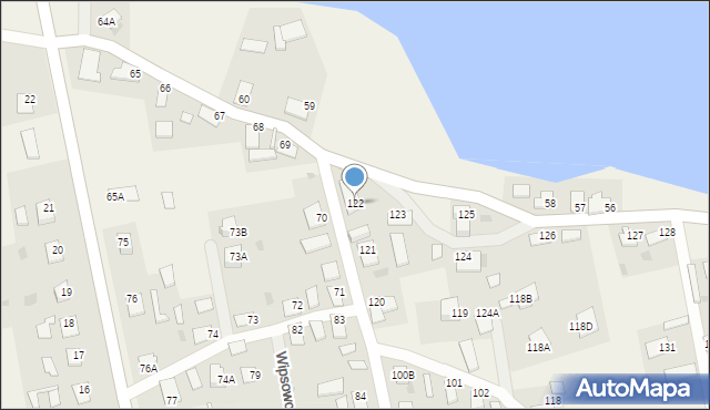 Wipsowo, Wipsowo, 122, mapa Wipsowo