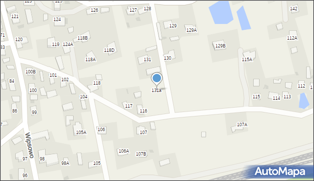 Wipsowo, Wipsowo, 131a, mapa Wipsowo