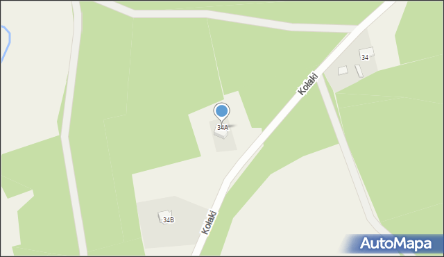 Wipsowo, Wipsowo, 34A, mapa Wipsowo