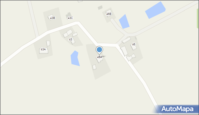 Wipsowo, Wipsowo, 46A, mapa Wipsowo