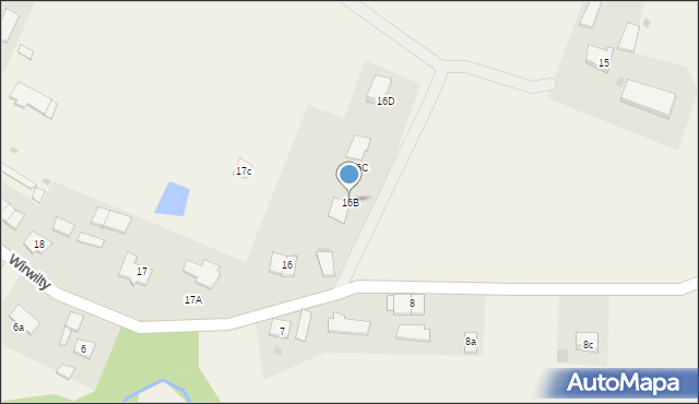 Wirwilty, Wirwilty, 16B, mapa Wirwilty