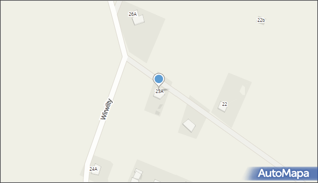 Wirwilty, Wirwilty, 23A, mapa Wirwilty