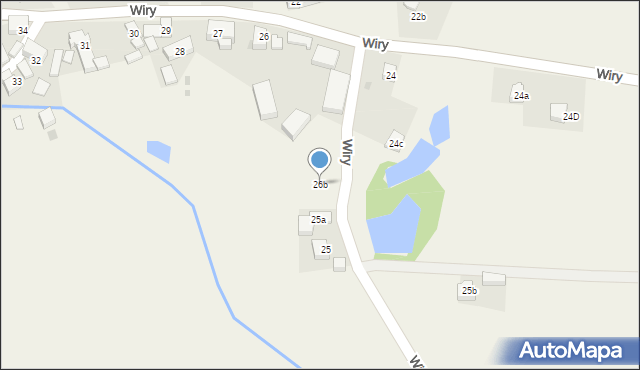 Wiry, Wiry, 26b, mapa Wiry