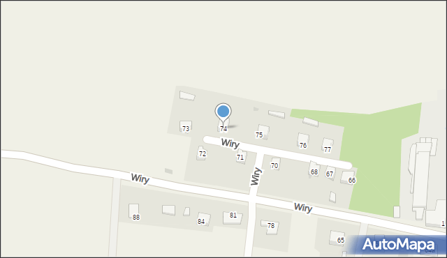 Wiry, Wiry, 74, mapa Wiry