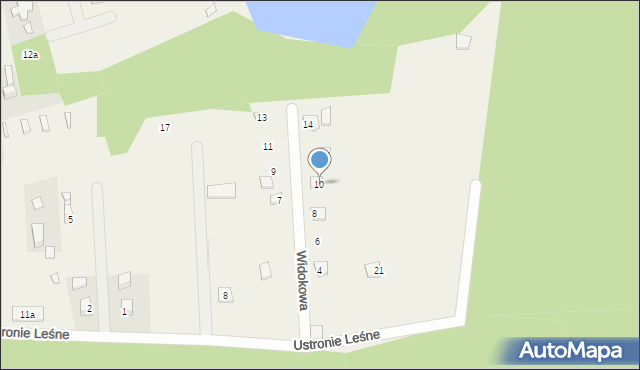 Wisełka, Widokowa, 10, mapa Wisełka