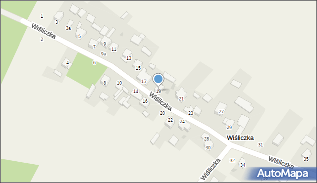 Wiśliczka, Wiśliczka, 19, mapa Wiśliczka