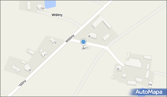 Wiśliny, Wiśliny, 18a, mapa Wiśliny