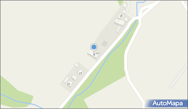 Wisłoczek, Wisłoczek, 8, mapa Wisłoczek