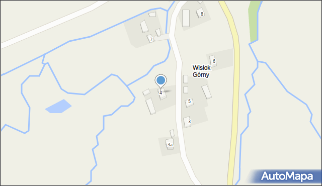 Wisłok Wielki, Wisłok Wielki, 4, mapa Wisłok Wielki