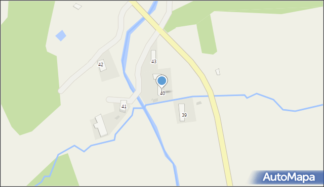 Wisłok Wielki, Wisłok Wielki, 40, mapa Wisłok Wielki