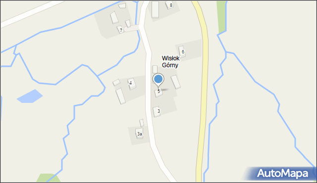 Wisłok Wielki, Wisłok Wielki, 5, mapa Wisłok Wielki