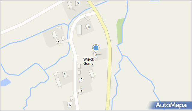 Wisłok Wielki, Wisłok Wielki, 6, mapa Wisłok Wielki