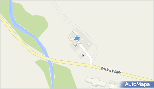 Wisłok Wielki, Wisłok Wielki, 63/1, mapa Wisłok Wielki