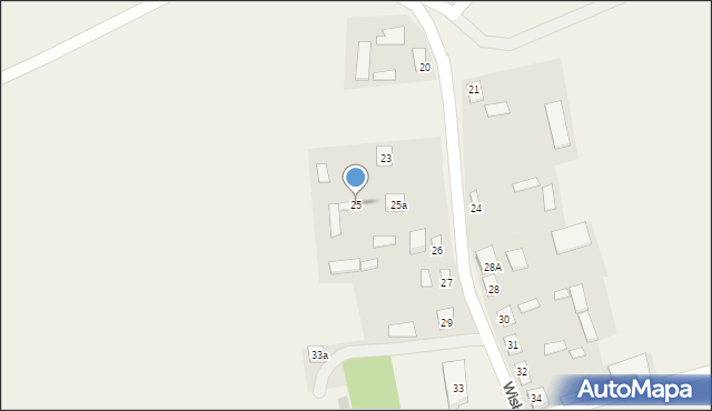 Wisłowiec, Wisłowiec, 25, mapa Wisłowiec