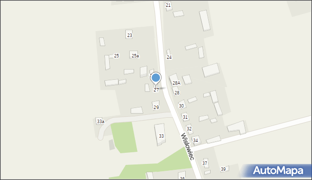 Wisłowiec, Wisłowiec, 27, mapa Wisłowiec