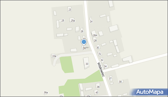 Wisłowiec, Wisłowiec, 29, mapa Wisłowiec