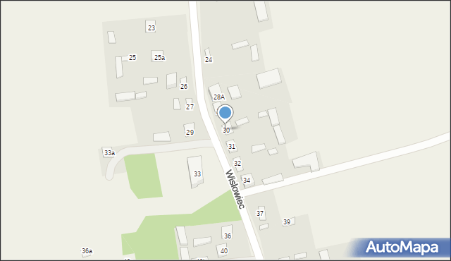 Wisłowiec, Wisłowiec, 30, mapa Wisłowiec