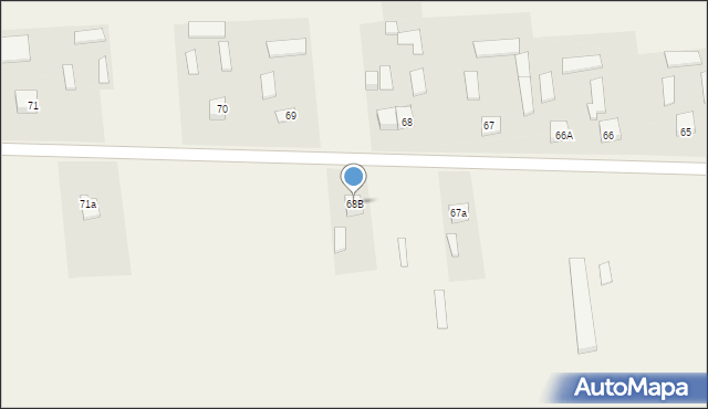 Wisłowiec, Wisłowiec, 68B, mapa Wisłowiec
