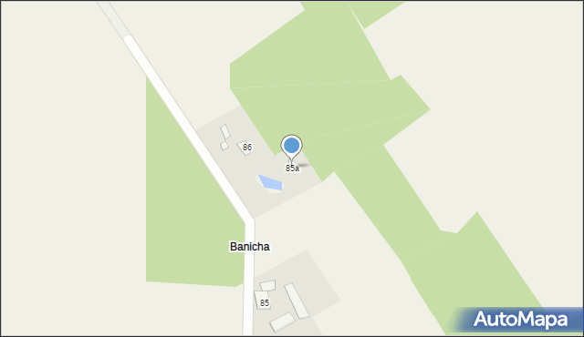 Wisłowiec, Wisłowiec, 85a, mapa Wisłowiec