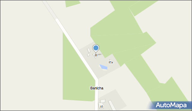 Wisłowiec, Wisłowiec, 86, mapa Wisłowiec