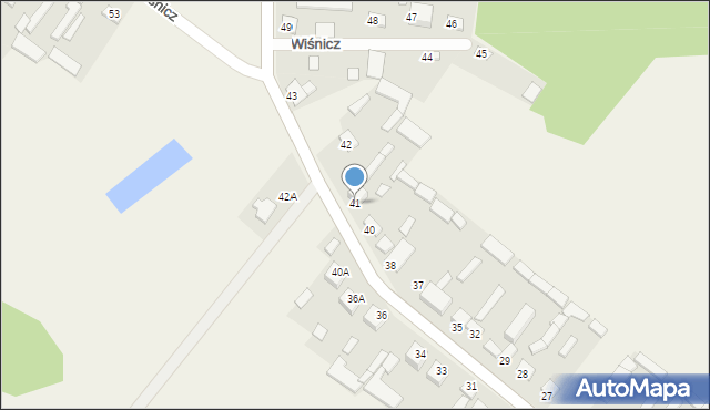 Wiśnicz, Wiśnicz, 41, mapa Wiśnicz