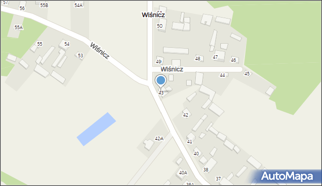 Wiśnicz, Wiśnicz, 43, mapa Wiśnicz