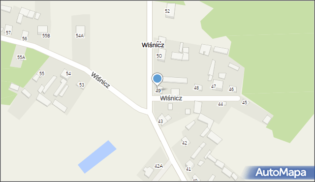 Wiśnicz, Wiśnicz, 49, mapa Wiśnicz