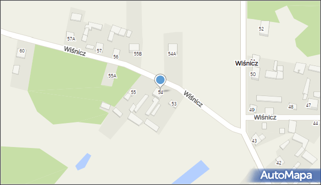 Wiśnicz, Wiśnicz, 54, mapa Wiśnicz