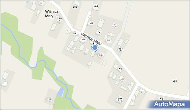 Wiśnicz Mały, Wiśnicz Mały, 71A, mapa Wiśnicz Mały