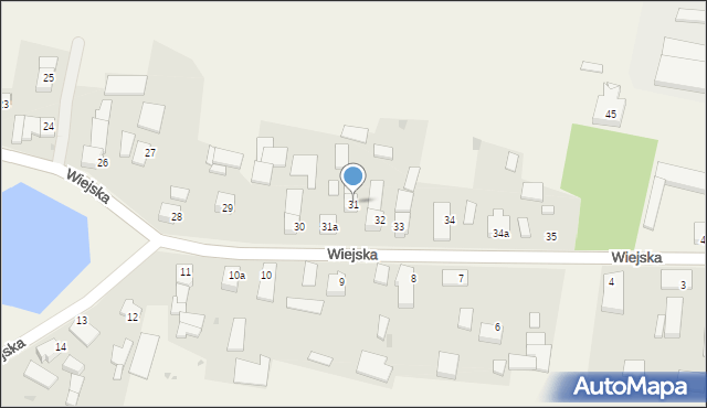 Wiśnicze, Wiejska, 31, mapa Wiśnicze