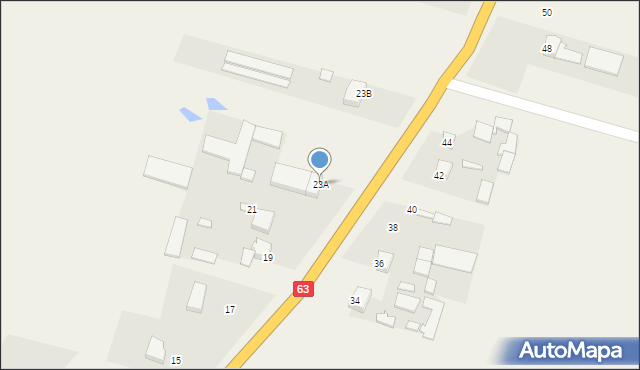Wiśniew-Kolonia, Wiśniew-Kolonia, 23A, mapa Wiśniew-Kolonia