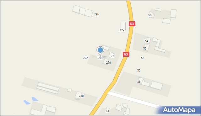 Wiśniew-Kolonia, Wiśniew-Kolonia, 27B, mapa Wiśniew-Kolonia