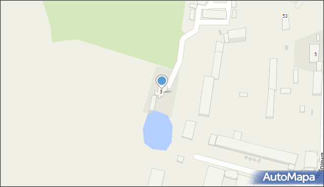 Wiśniewa, Wiśniewa, 3a, mapa Wiśniewa