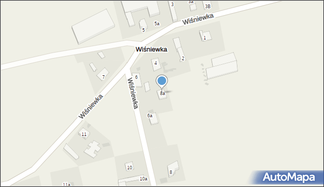 Wiśniewka, Wiśniewka, 8a, mapa Wiśniewka