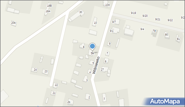 Wiśniewko, Wiśniewko, 5A, mapa Wiśniewko