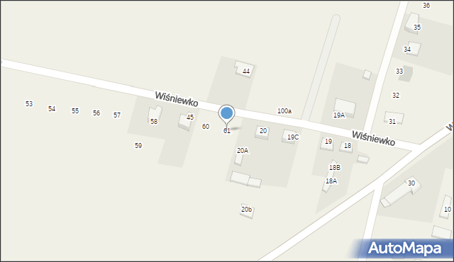 Wiśniewko, Wiśniewko, 61, mapa Wiśniewko
