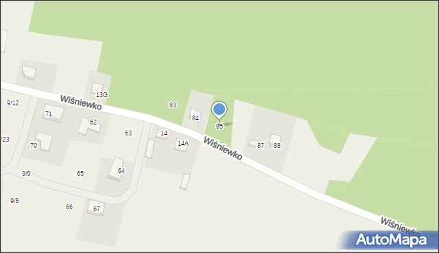 Wiśniewko, Wiśniewko, 85, mapa Wiśniewko