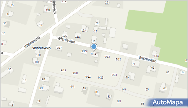 Wiśniewko, Wiśniewko, 9/14, mapa Wiśniewko