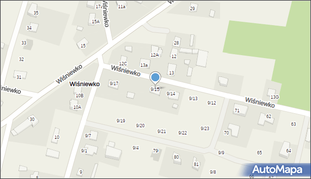 Wiśniewko, Wiśniewko, 9/15, mapa Wiśniewko